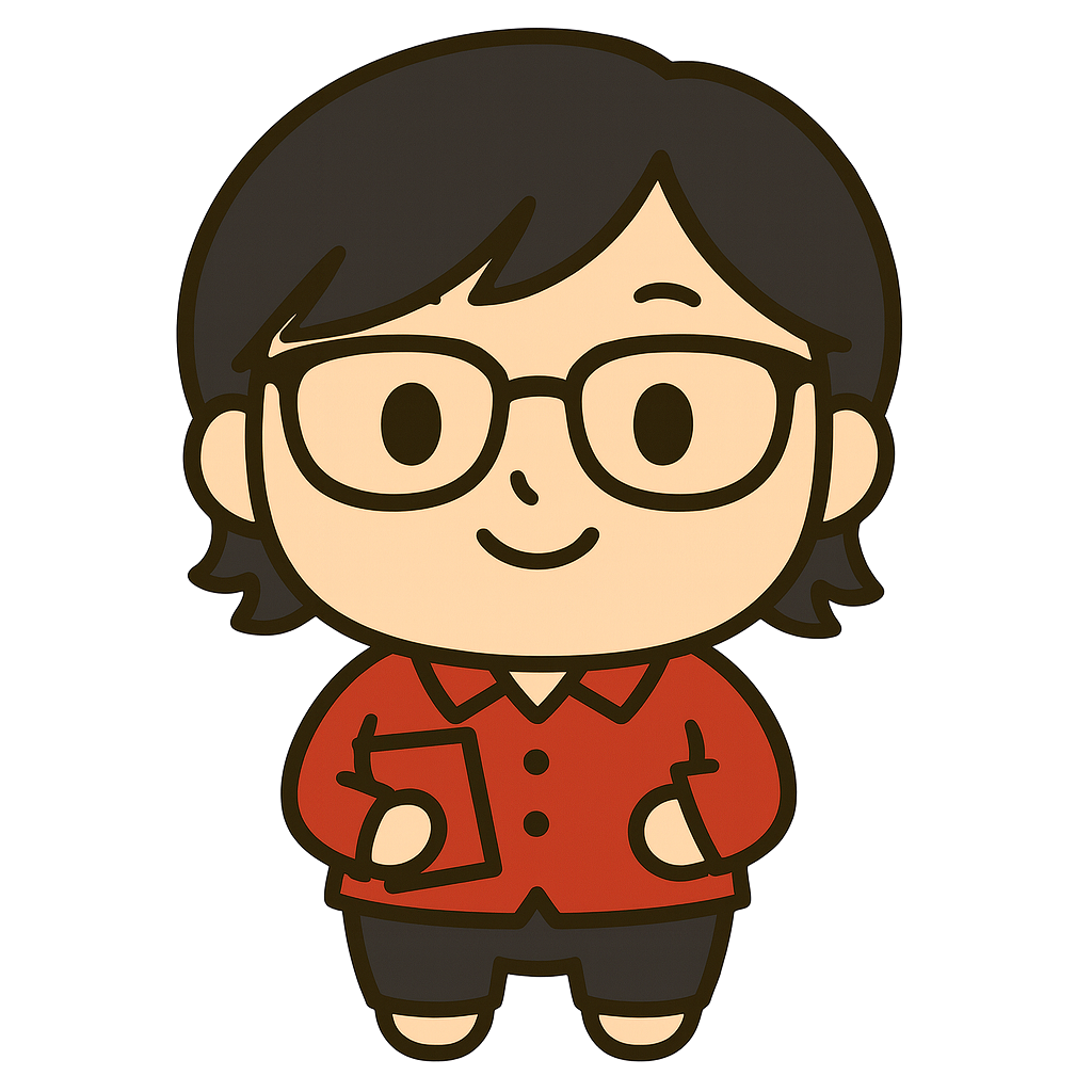 赤い革の手帳の人